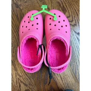 NWT Crocs Kids Lined Classic Clog